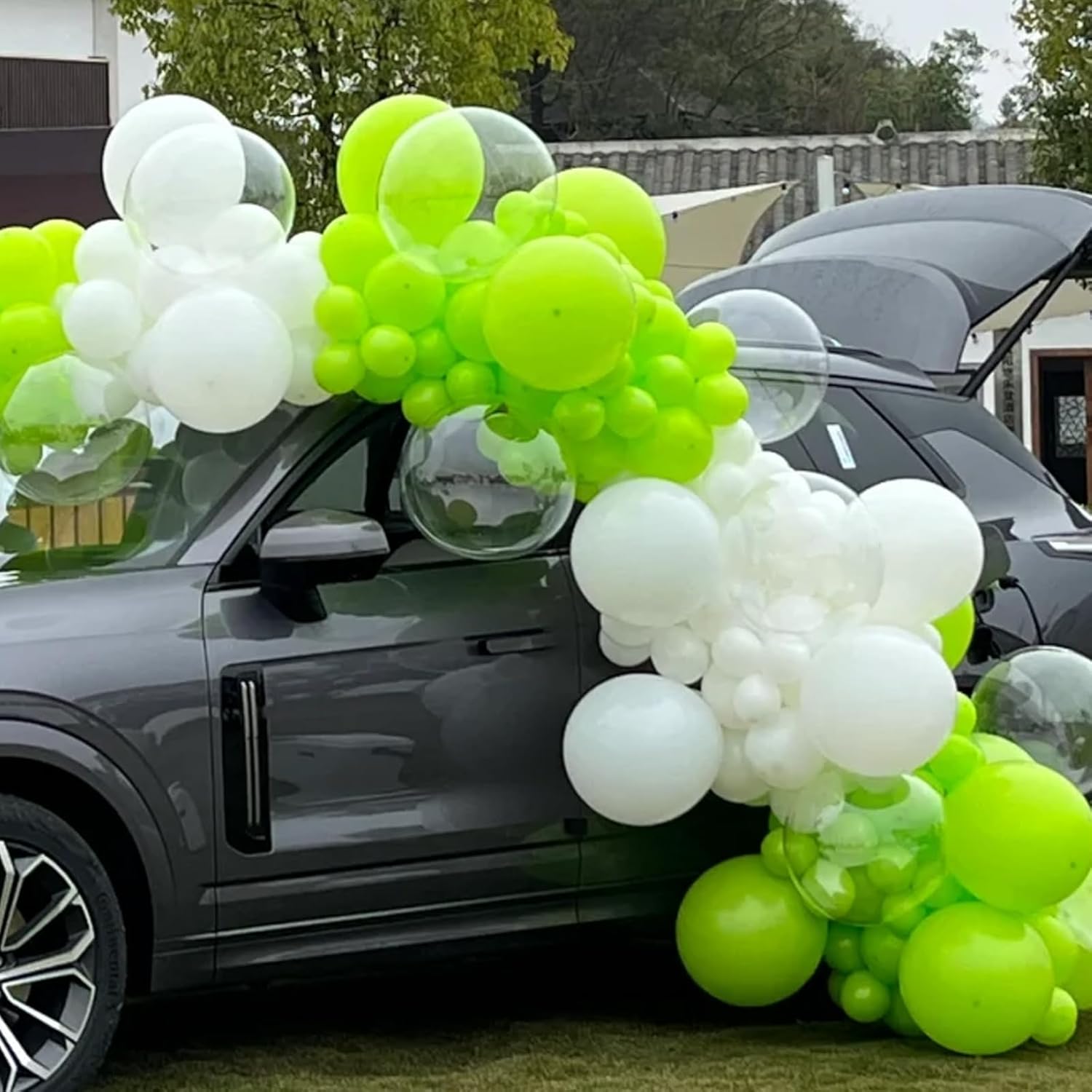 Voircoloria 90-Pack Lime Green Balloons - Versatile Sizes for Graduation, Weddings & Parties