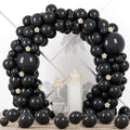 Voircoloria Black Balloon Garland Arch Kit - 90 Pack in 18/12/10/5 Inch Sizes for Graduation, Weddings, and Parties