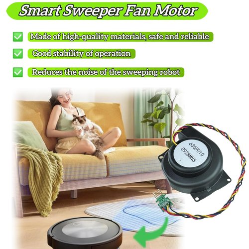 IXGPUTS Upgrade Vacuum Cleaner Engine Ventilation Motor Fan Compatible with iRobot Roomba i1 i2 i3 i4 i5 i6 i7 i8 i9 J8 J9 Sweeper Fan Module, Smart Sweeper Fan Vacuum Motor Replacement Accessories