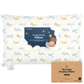 KeaBabies Toddler Pillow - Jumbo 14x20 Soft Organic Cotton | Machine Washable for Travel & Toddler Bed Set
