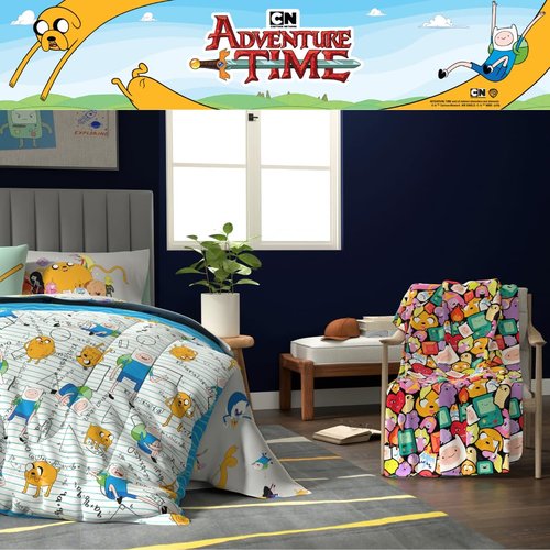 Adventure Time Ricardio Bedding Super Soft Cozy Plush Throw, 46 in x 60 in, (Officially Licensed Product) by Franco Collectibles