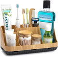 GFWARE Bathroom Organizer - Detachable 7-Slot Kids Electric Toothbrush Holder | Drainage Design for Easy Storage