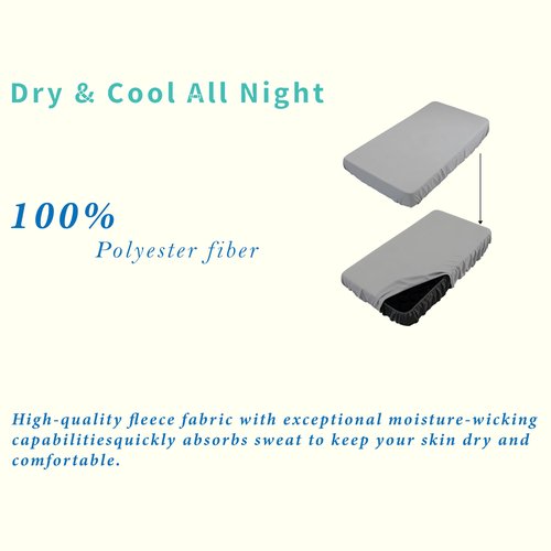 Popfavor Fitted Sheets Only 31x75 Inches, 1 Pack Super Soft Microfiber Cot Size Fitted Sheet for Narrow Twin, Camp Bunk, RV Bed, Army Cot & Trifold Mattress, Breathable Bottom Bed Cover, Light Grey