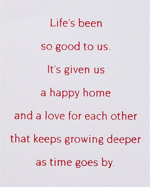American Greetings Christmas Card - Romantic Holiday Greeting with Keepsake Ornament for Wife