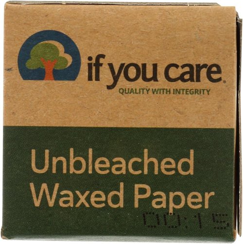 If You Care - All-Natural Unbleached Waxed Paper | 75 Sq Ft, Eco-Friendly (Pack of 4)