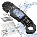 Meat Thermometer Digital - Instant Read Cooking Thermometer with Backlight LCD & Calibration