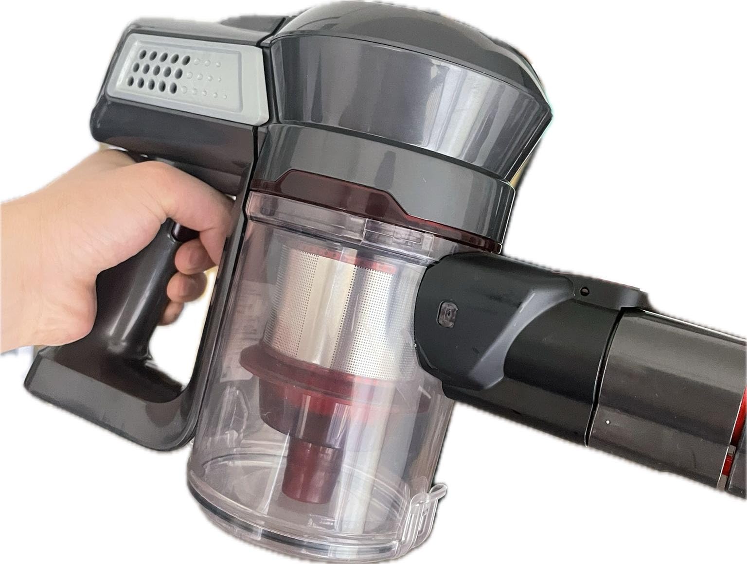 Replacement Accessories for N6/N6S/N600/N670/N650 Compatible with Inse N6/N6S/N600/N670/N650 Type Cordless Stick Vacuum Cleaner (Dust Cup), Black & Clear