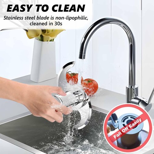 27055 Smooth Blade for Robot Coupe R2, R2A, R2N, R2B, R2U, R201 Commercial Food Processors, Modular Chopping Blade with Stainless Steel Case, Never Break and Leak, Microplastic-Free, 5-Year Warranty