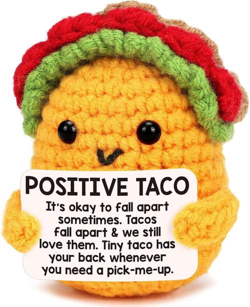 **Mini Emotional Taco | Unique Birthday Gift for Men & Women | Perfect for Teachers, Graduates & Friends**