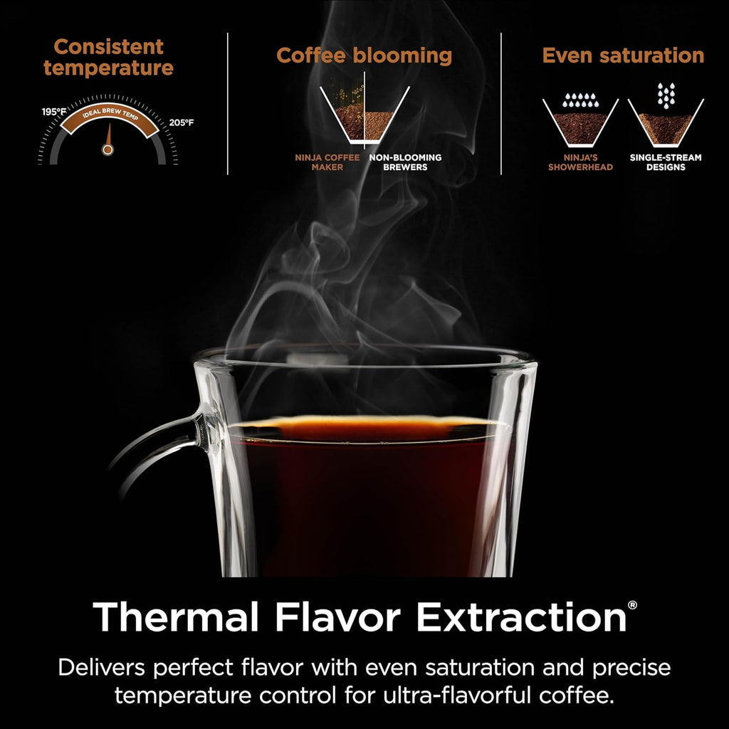 Ninja Specialty Coffee Maker - Hot & Iced Coffee with 6 Brew Styles | 10-Cup Carafe, Black