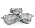Arthur Court Designs Aluminum Lucky Horseshoe 3-Bowl Bowls Set Server 10.5 inch Diameter 1.5 inch Tall