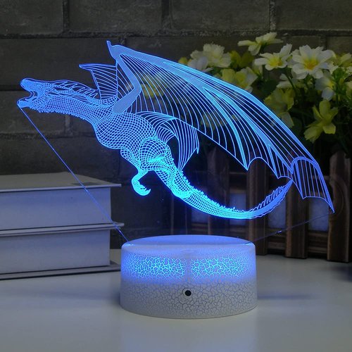 HYODREAM Dragon LED Lighting Kids Night Light,16 Colors with Remote Control Dragon Toy for Kids as a Birthday Gifts Christmas Gift for Boys and Girls