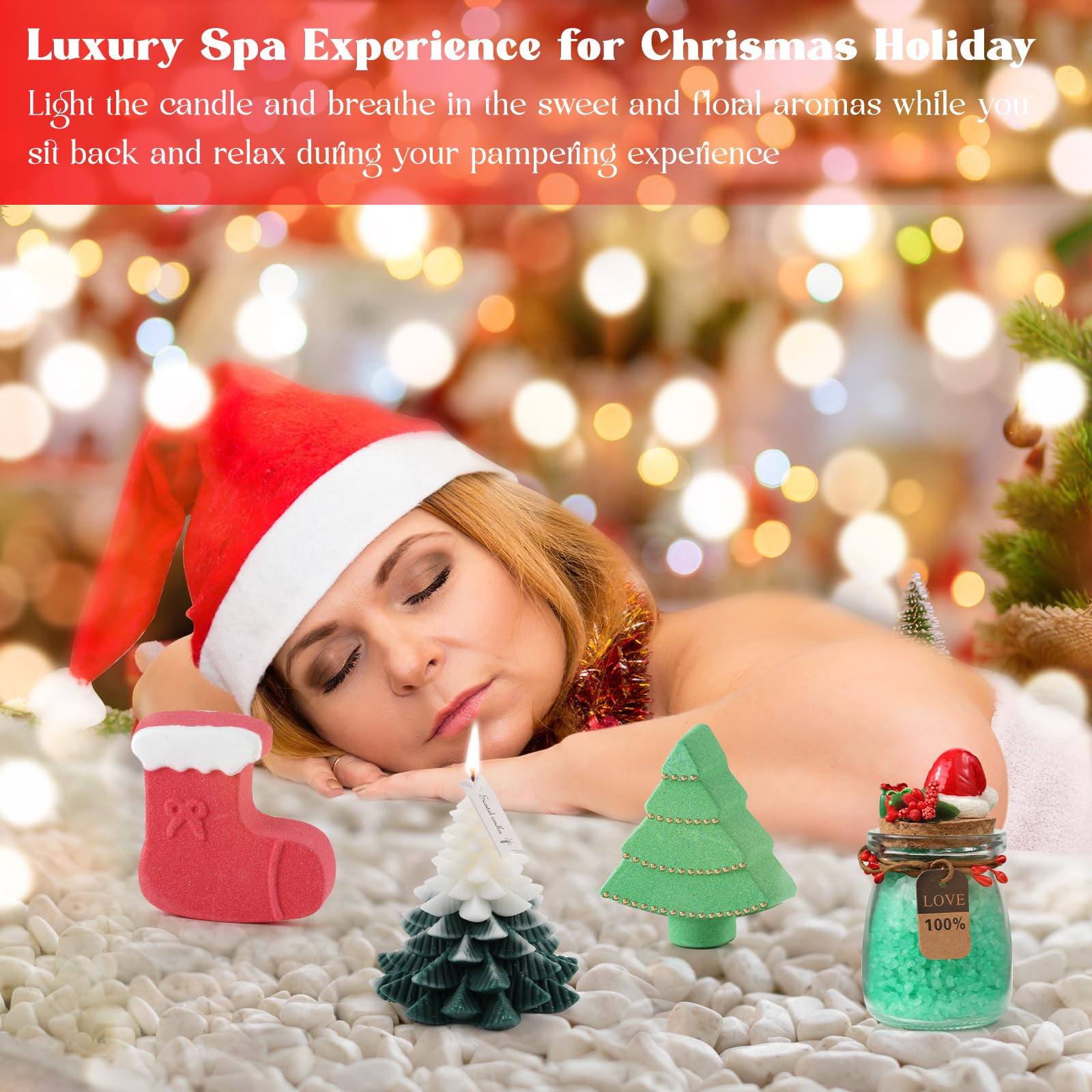 Christmas Gifts for Women, Unique Holiday Gift Sets for Women, Her, Mom, Wife, Girlfriend, Sister, Coworkers Boss, Teacher, Nurse, Neighbor, Xmas Tumbler Gifts Basket for Who Have Everything