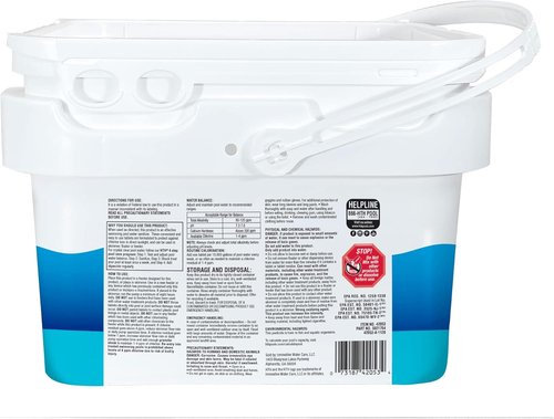 HTH 42053W Pool Care Chlorine Tabs - Advanced Sanitizer with Clarifier & Algaecide, 8 lbs