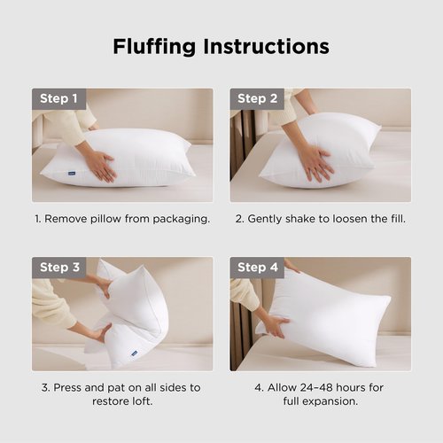 Bedsure Medium Firm Pillows Queen Size, Set of 2, Firm Queen Bed Pillows Hotel Quality Premium Original Down Alternative for Supportive Filling for Side, Back Sleepers