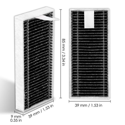 (8 Pack) X9 Pro Omni Replacement HEPA Filters for ECOVACS DEEBOT X8 Pro Omni, X9 Pro Omni, T80 Omni, X8 Omni, X11 OmniCyclone, X11 Pro Omni, Activated Carbon Filters Accessories Kit, Upright Filter