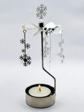 Skiennix Rotary Candle Holder - Elegant Spinning Metal Design | Perfect Small Gift for Any Occasion