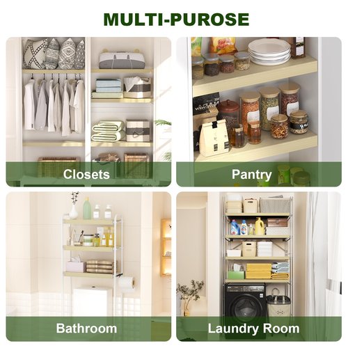 DOFOPO Wire Shelf Cover,Wire Rack Covers for Pantry PVC (Not Wood) Shelf Liners for Cabinet Kitchen Pantry Shelves(Wood Color,24x12 inch)