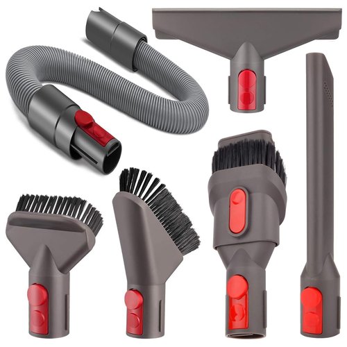 Professional Vacuum Attachment Kit for Dyson GEN5 G5 V15 V12 V11 V10 V8 V7 Detect Cyclone Torque Drive Absolute Animal Trigger Cordless Vacuum Accessories Extension Hose Replacement Brush