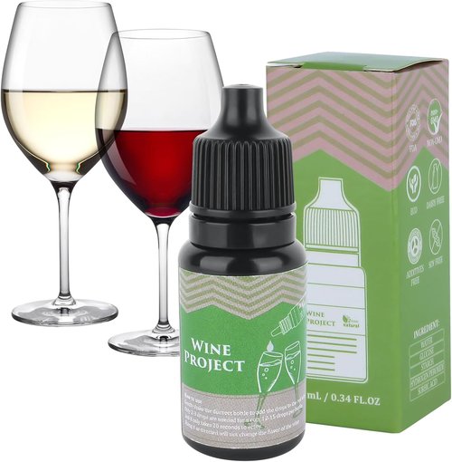 Wine Sulfite Remover Drops, Clerona Wine Filter Drops, Wine Filters for Histamines and Sulfite, the Wine Purifier, Naturally Eliminate Wine Sensitivities and Allergies, (Bottle of 1)