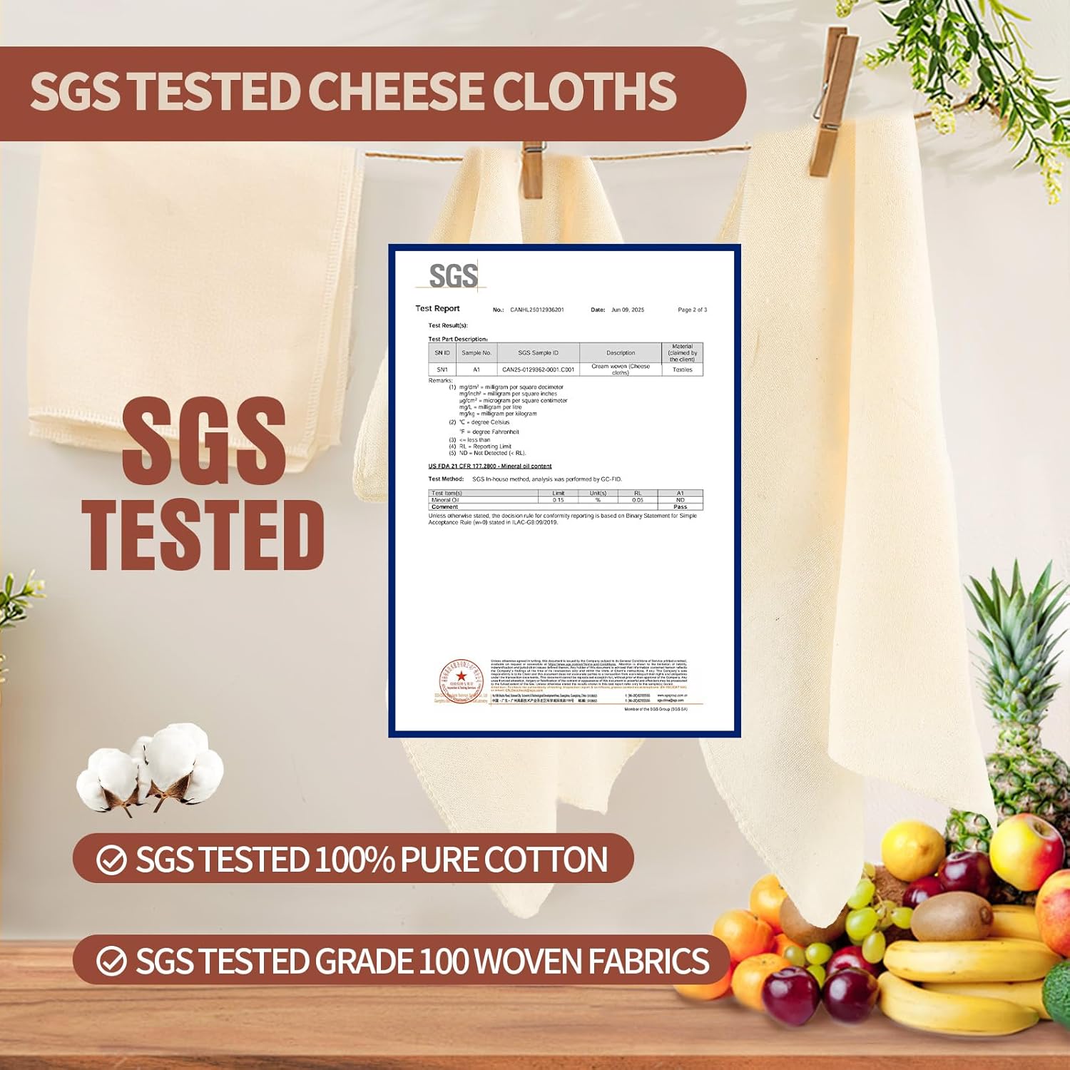 Skiennix 12Pcs Reusable Cheese Cloths - 20x20 Inch Unbleached Cotton for Straining & Baking