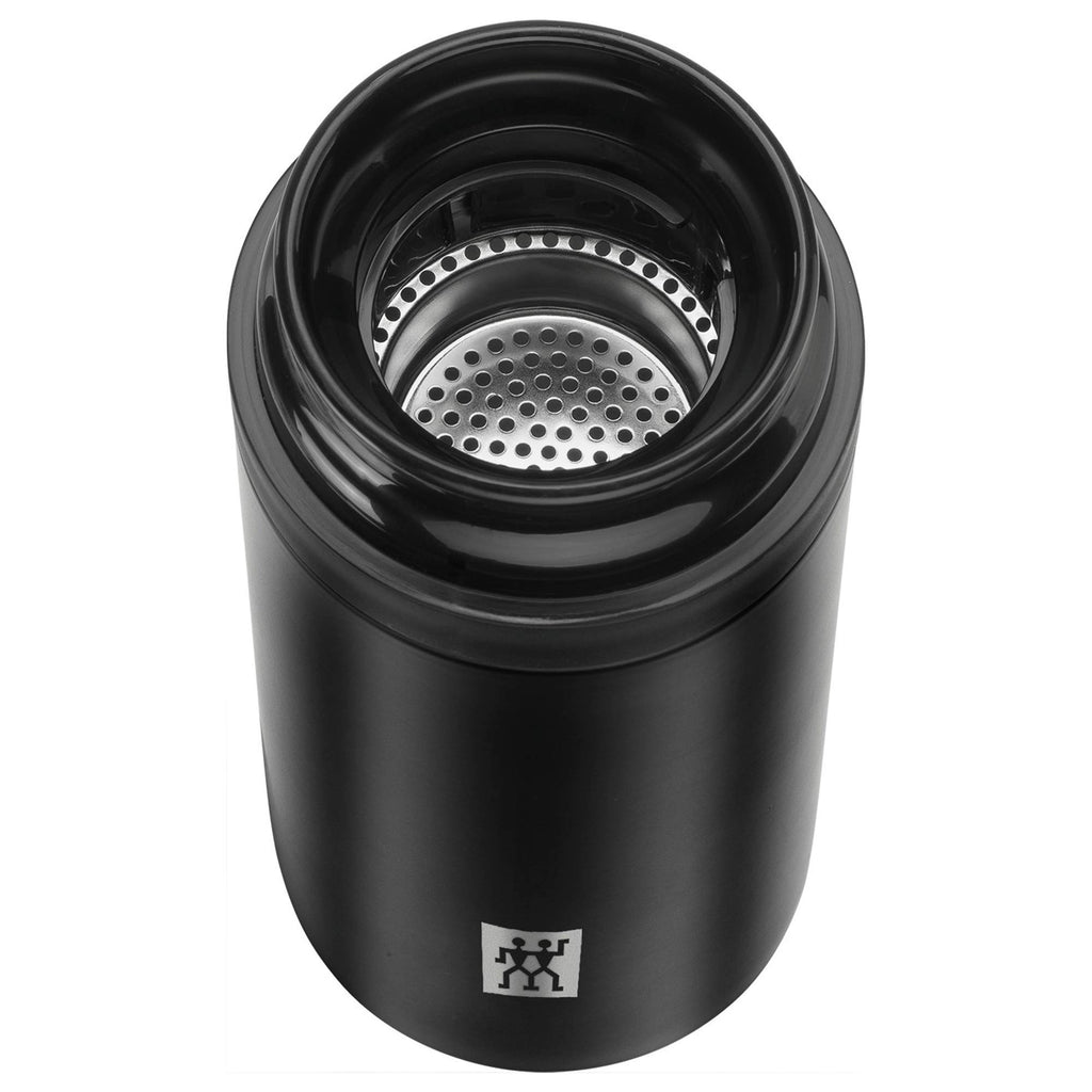 ZWILLING Thermo 14.2 oz Tea & Fruit Infuser Bottle - Matte Black