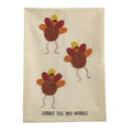Mud Pie Thanksgiving Turkey Beaded Thanksgiving Towel