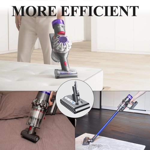 BOTKK Upgraded 21.6V 6.0Ah Replacement for Dyson V7 Battery SV11 Compatible with Dyson V7 Animal Motorhead Trigger HEPA Car+Boat Absolute Handheld Vacuum Cleaner