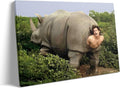 VYPEROCK Funny Canvas Wall Art - Retro Ace Ventura Humor Poster for Bathroom | 8x10 Inch