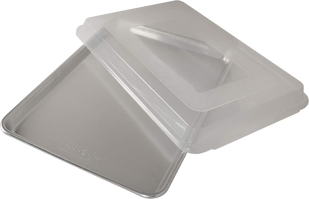 Nordic Ware Half Sheet Cover - Clear, 13 x 18 Inch Size for Perfect Food Storage