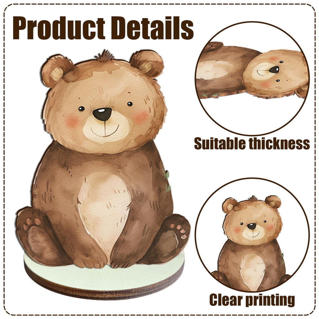 Woodland Baby Shower Decorations 12Pcs Woodland Centerpieces for Table Decorations