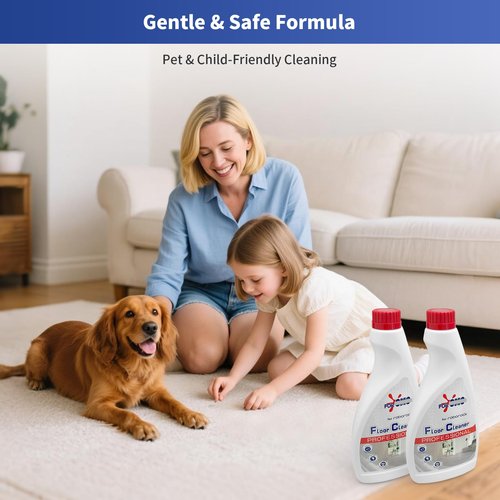 fepoch 2 Bottle Original Scent Floor Cleaning Solution - For Roborock Robot Vacuum & Mop, Deep Cleans Hard Floors, Works With All Mopping Robot Vacuums