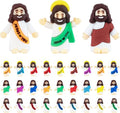 Little Jesus Figures 30 Pack - Mini Jesus Loves You Figurines for Religious Giveaways & Easter Gifts
