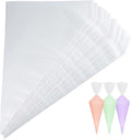 Regine Switzerland 12-Inch Disposable Piping Bags - 100 Count Anti-Burst Non-Slip Pastry Bags for Cake Decorating