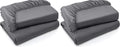 Utopia Bedding Twin Fitted Sheets - Soft Brushed Microfiber - Deep Pocket Design - Bulk Pack of 4 | Grey