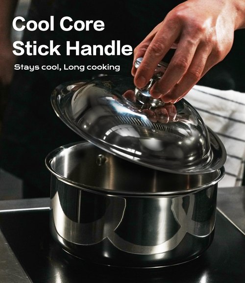 Lebof Stainless Steel Pan (Sauce Pan, 3 Quart)