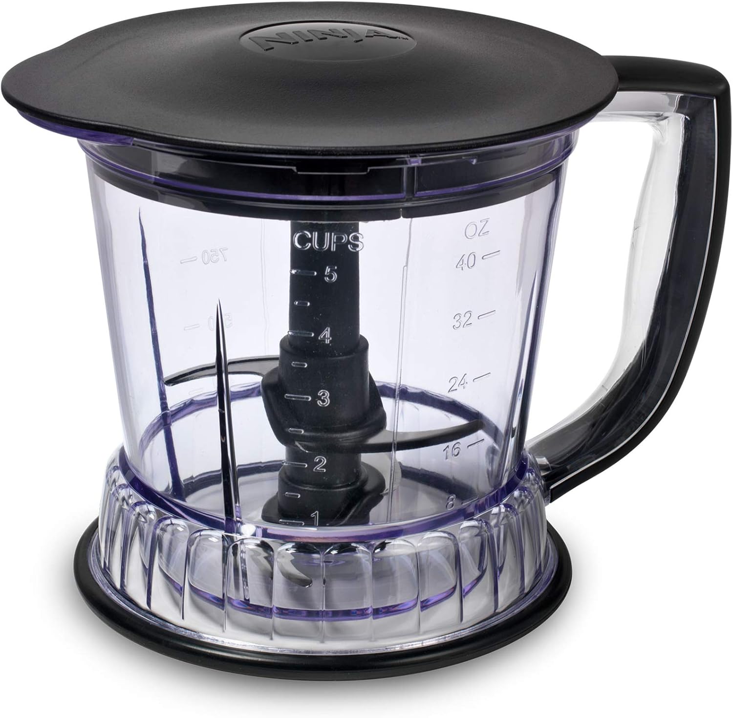 Ninja QB1004 Blender - 450-Watt Food Processor with 48oz Pitcher & 16oz Chopper Bowl | Black