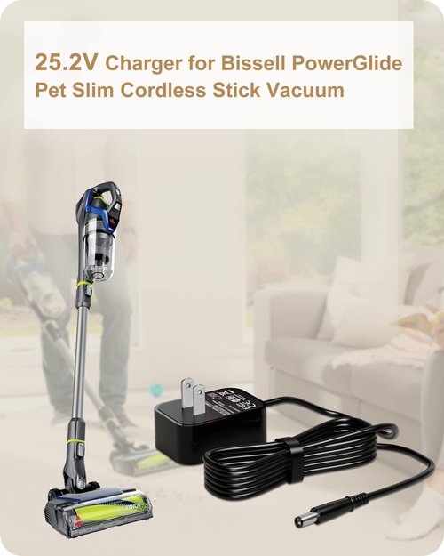 ADRICY for Bissell 3080 Charger Compatible with Bissell PowerGlide Pet Slim Cordless Stick Vacuum 3080 2903 2900 2921 2900A 29037 2903 3274 32748 for Charger 1625010 AC Adapter