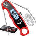 Skiennix Digital Meat Thermometer - Instant Read Dual Probe with Backlight LCD Display | Perfect for BBQ & Kitchen Use
