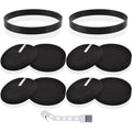Anewise Filter and Belt Replacement for Bissell 2258 2492 2252 2254 2489 2486 2260 for Cleanview Powerlifter Swivel Rewind Pet Vacuum Cleaner, 2+4 Pack, Compare to Part #3031120, 1608225 & 1601972