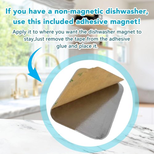 Funny Dishwasher Magnet Clean Dirty Sign,Double-Sided Reversible Clean/Dirty Sign for Stainless Steel Dishwashers,Refrigerator,Laundry Room,Kitchen,Sea Turtle Magnetic Home and Kitchen Gadgets