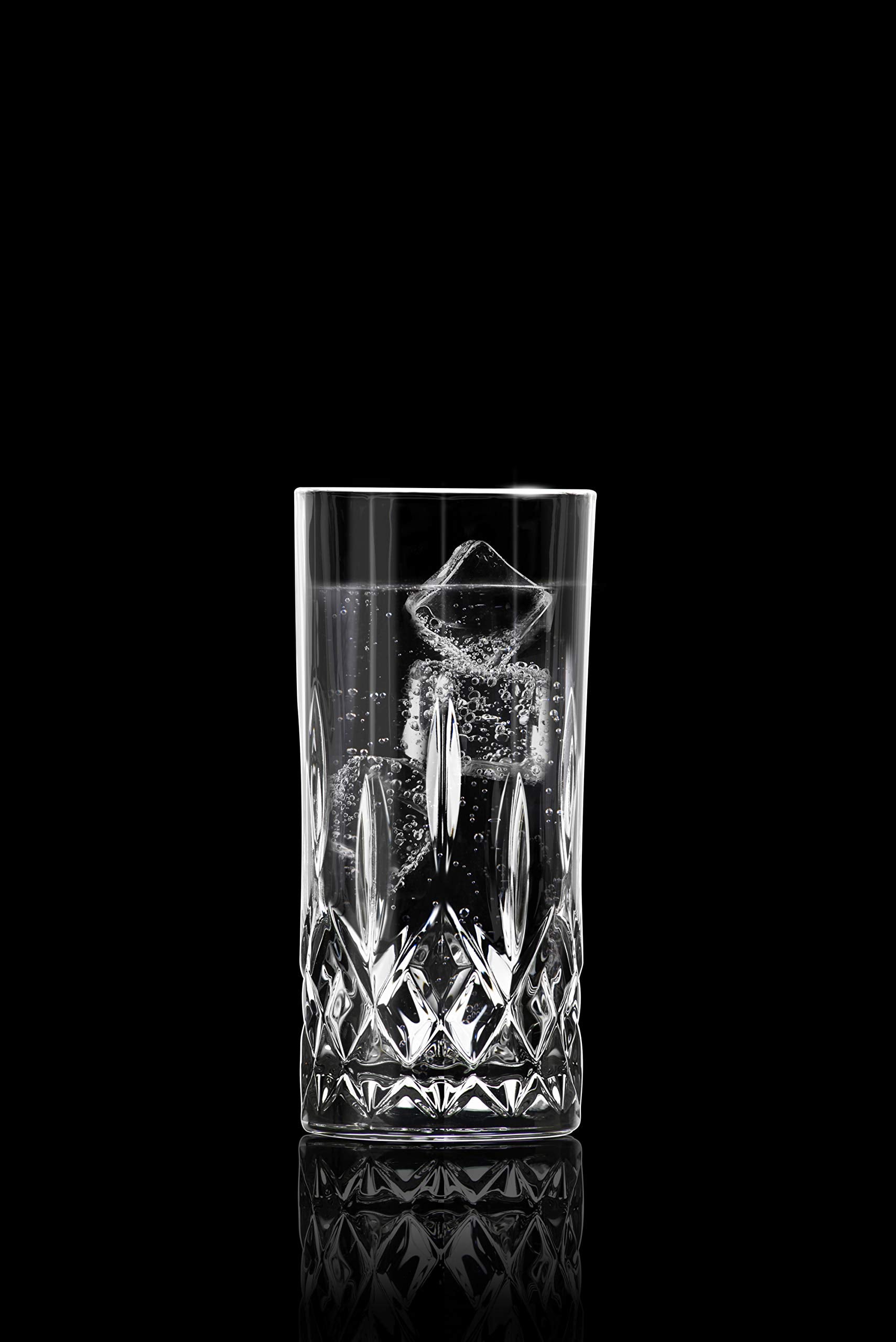 RCR Opera Luxion Crystal Hi-Ball Glasses, Set of 6, 14 cm