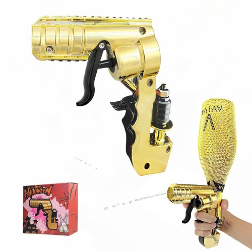 Luxelinc Halloween Champagne Gun Shooter, Liquor Gun Beer Gun Shooter Drink Gun Shooter for Party, Bubbly Blaster Beverage Blaster Gun Alcohol Shot Gun for Weddings, Birthdays, Clubs Gift