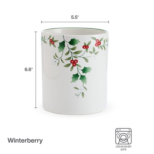 Pfaltzgraff Winterberry Kitchen Utensil Crock Holder