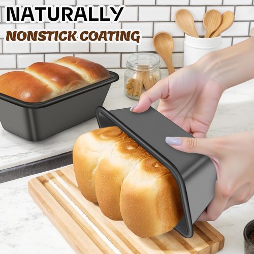 AIVIKI Nonstick Baking Pans Set - 6-Piece Bakeware Set with Cookie Sheet, Roaster, Muffin & More