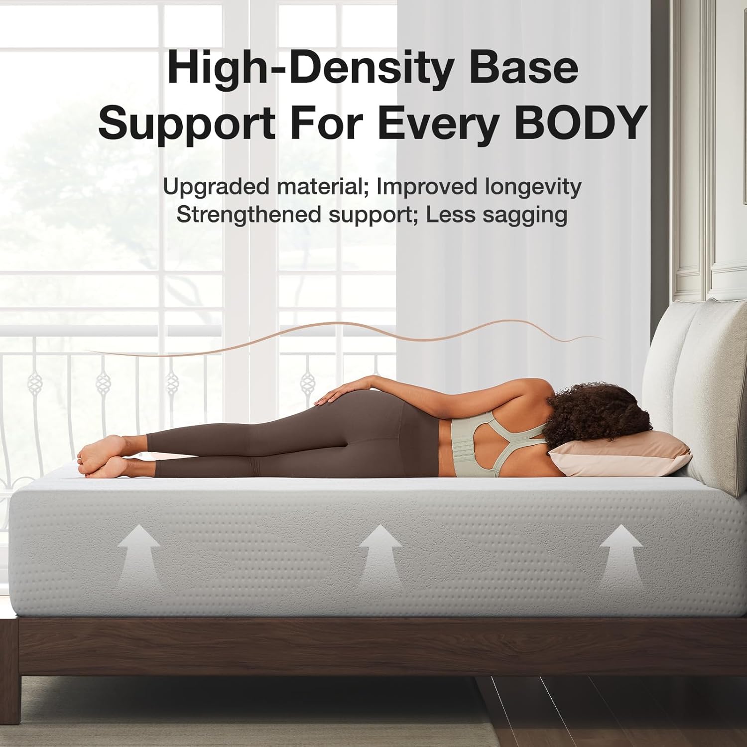 Novilla 14-Inch Twin Memory Foam Mattress - Cooling Gel for Pressure Relief | CertiPUR-US Certified