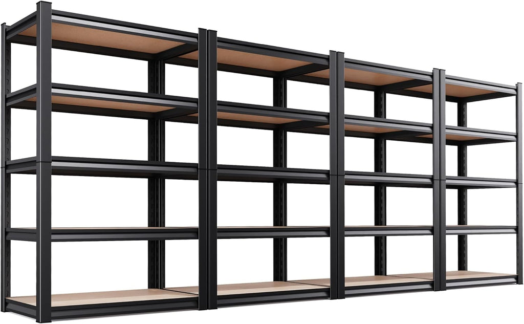 Regine Switzerland Heavy-Duty Garage Shelving Unit - 5-Tier Adjustable Metal Rack | 71"H x 35"W x 16"D, 2050LBS Capacity
