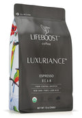 Lifeboost Organic Espresso Whole Bean Coffee - Low Acid, Non-GMO, USDA Organic | 12 oz Bag
