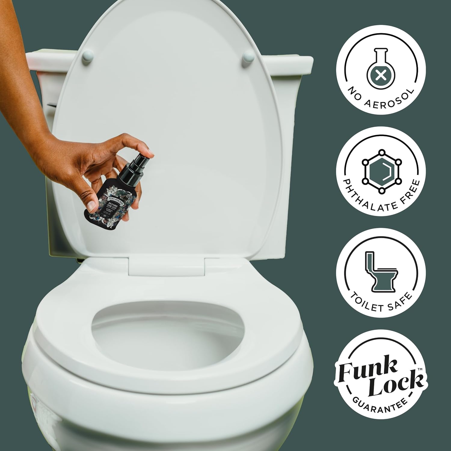 Poo-Pourri Before-You-Go Toilet Spray - Cypress Woods Scent, 2 Fl Oz | Freshen Your Bathroom Experience