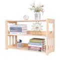 YJTREMFYX Montessori Bookshelf Toy Rack Children's Toy Storage Organizer Children's Room Bookshelf Sturdy and Safe Wooden Classroom Furniture Storage Cabinet (3Tier)